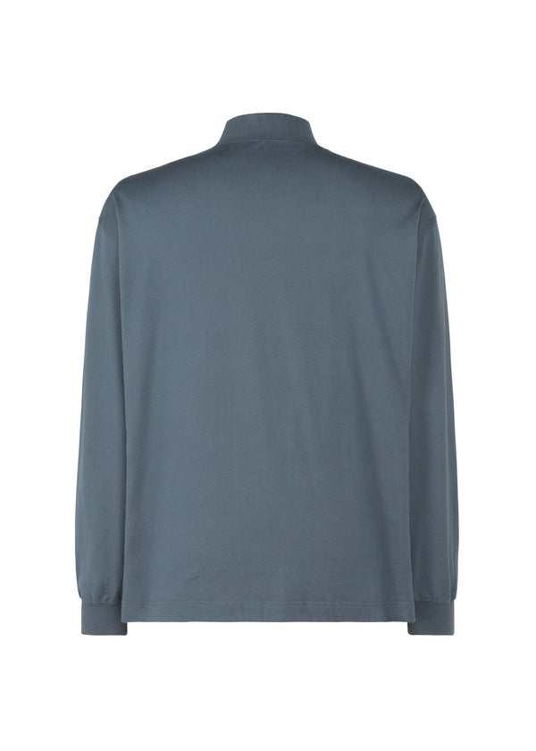 Black Turtleneck Top Top Light Grey