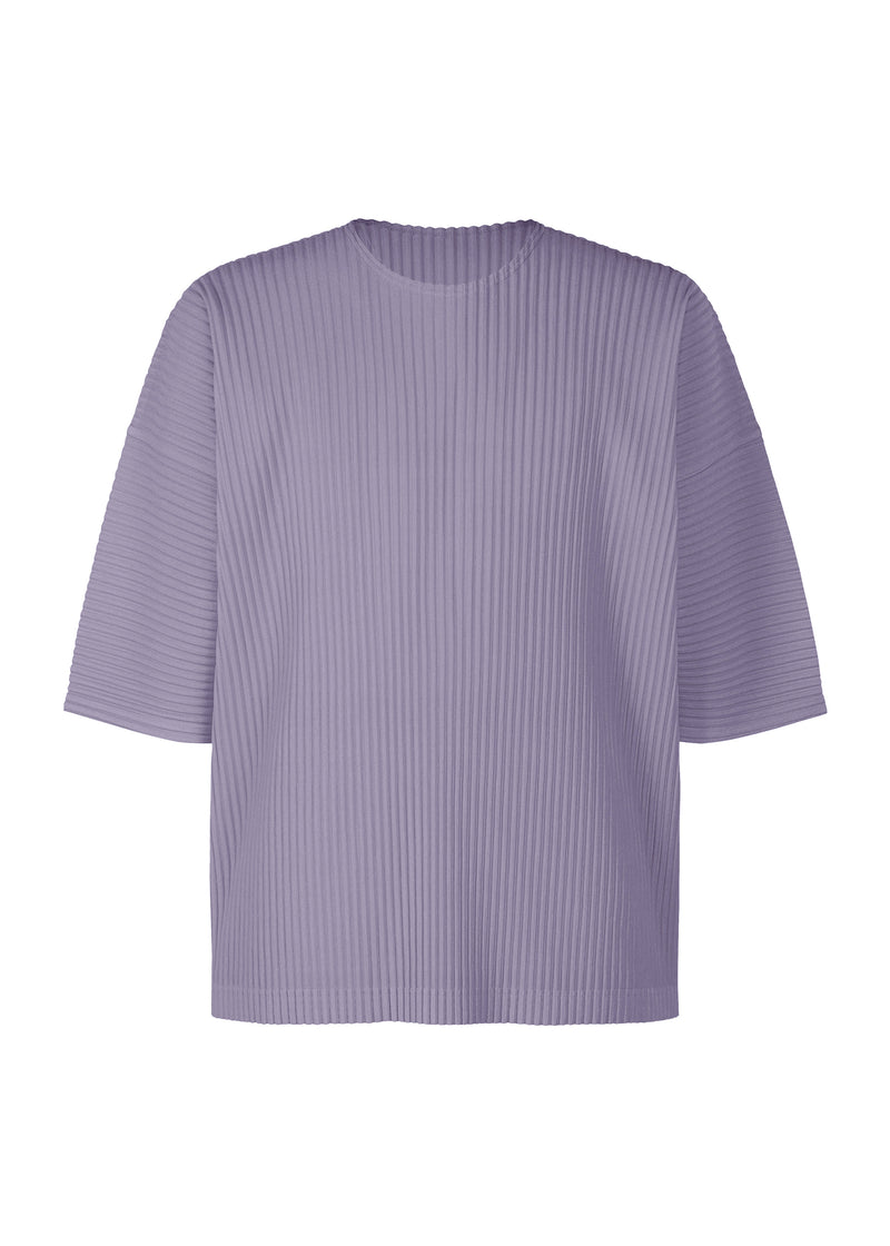 A product shot of the HOMME PLISSÉ ISSEY MIYAKE  MC JULY top in grey purple (82)