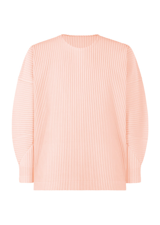 A product shot of the HOMME PLISSÉ ISSEY MIYAKE MC AUGUST top in pale pink (20)