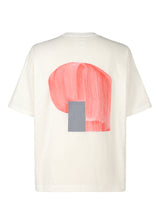 A detail shot of the HOMME PLISSÉ ISSEY MIYAKE RB_T SHIRT WB top