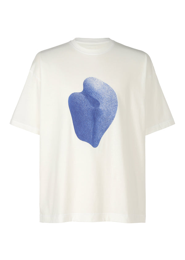 A product shot of the HOMME PLISSÉ ISSEY MIYAKE RB_T SHIRT WB top in blue (72)