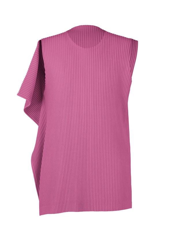 A product shot of the HOMME PLISSÉ ISSEY MIYAKE RB_COLOR PALETTE 1 top in purple (81)