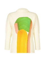 RB_DRAWING A-POC PLEATS Top Yellow x Green