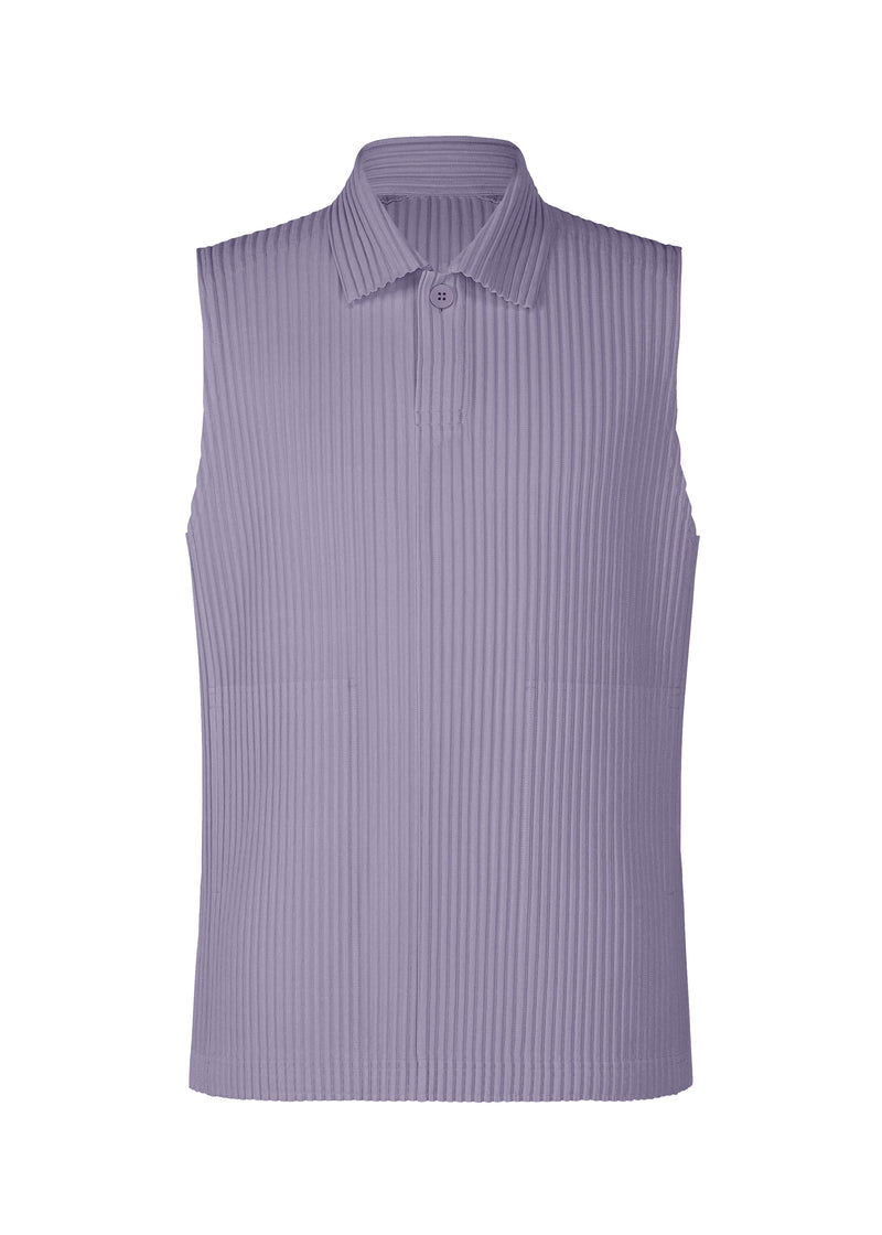 A product shot of the HOMME PLISSÉ ISSEY MIYAKE  MC JULY shirt in grey purple (82)