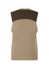 DRAWING KNIT Vest Beige