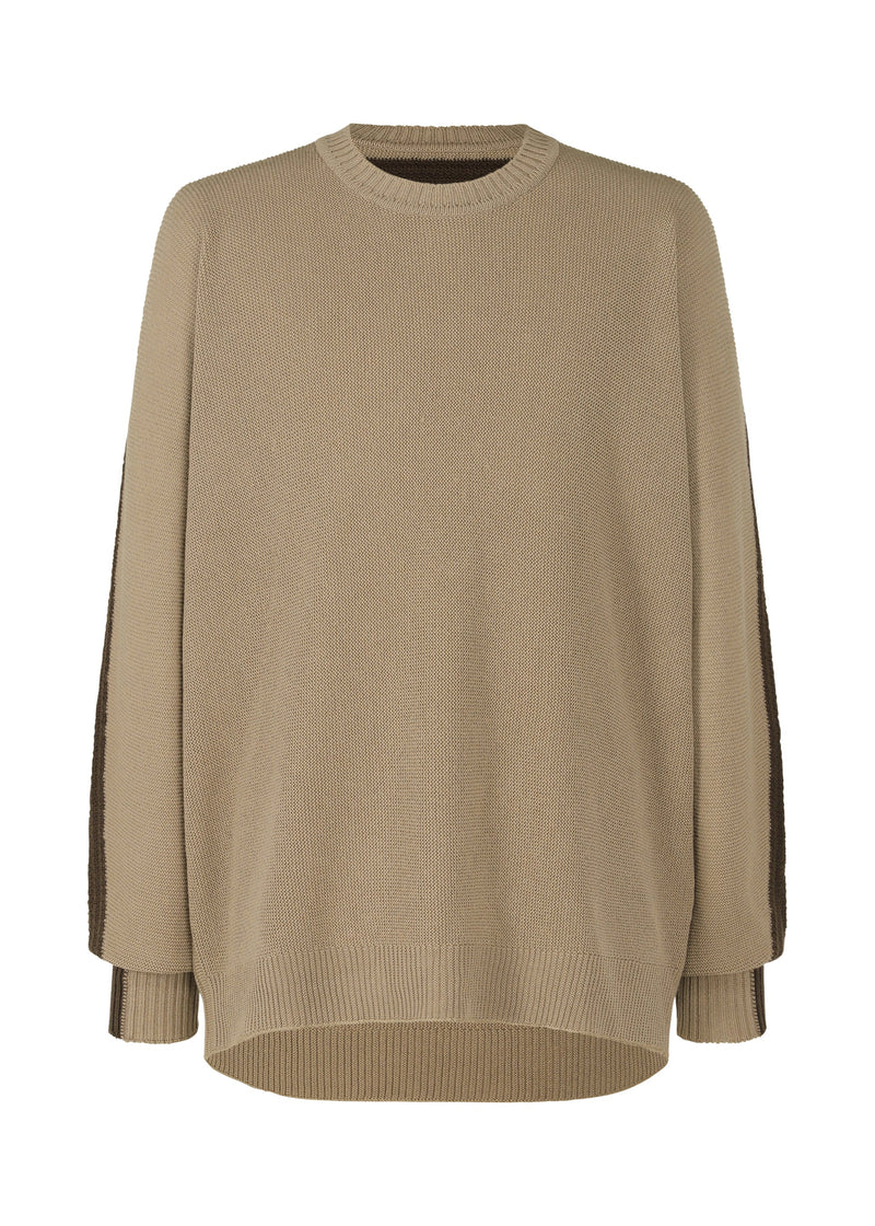 DRAWING KNIT Top Beige