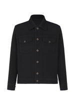 A product shot of the HOMME PLISSÉ ISSEY MIYAKE WOOL LIKE LIGHT jacket in black (15).