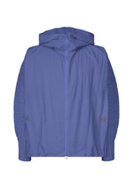 A product shot of the HOMME PLISSÉ ISSEY MIYAKE CASCADE jacket in blue (72).
