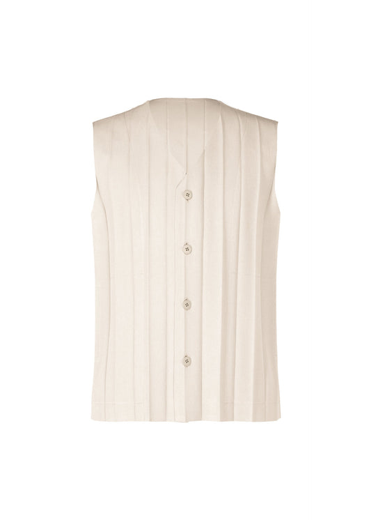 A product shot of the HOMME PLISSÉ ISSEY MIYAKE EDGE ENSEMBLE vest in .