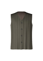A product shot of the HOMME PLISSÉ ISSEY MIYAKE EDGE ENSEMBLE vest in .