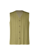 A product shot of the HOMME PLISSÉ ISSEY MIYAKE EDGE ENSEMBLE vest in .