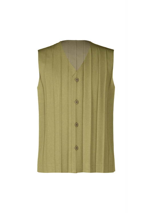 A product shot of the HOMME PLISSÉ ISSEY MIYAKE EDGE ENSEMBLE vest in .