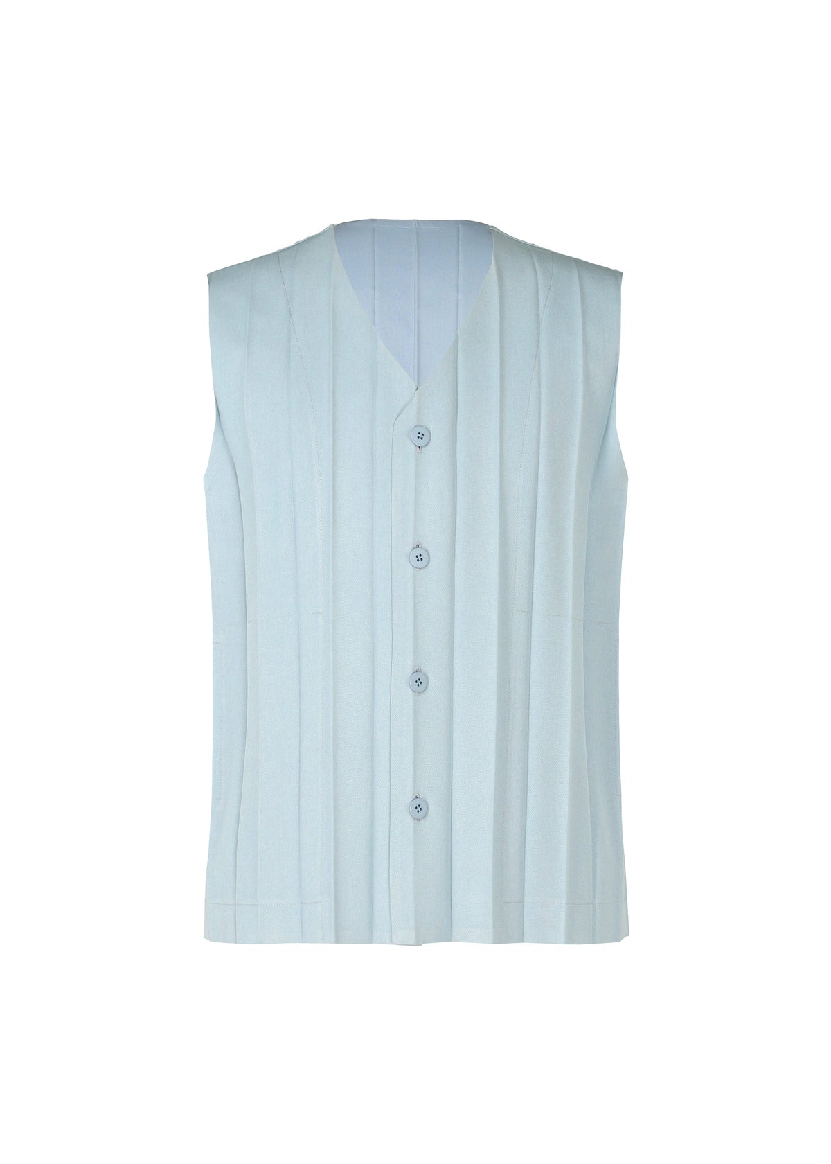 A product shot of the HOMME PLISSÉ ISSEY MIYAKE EDGE ENSEMBLE vest in .