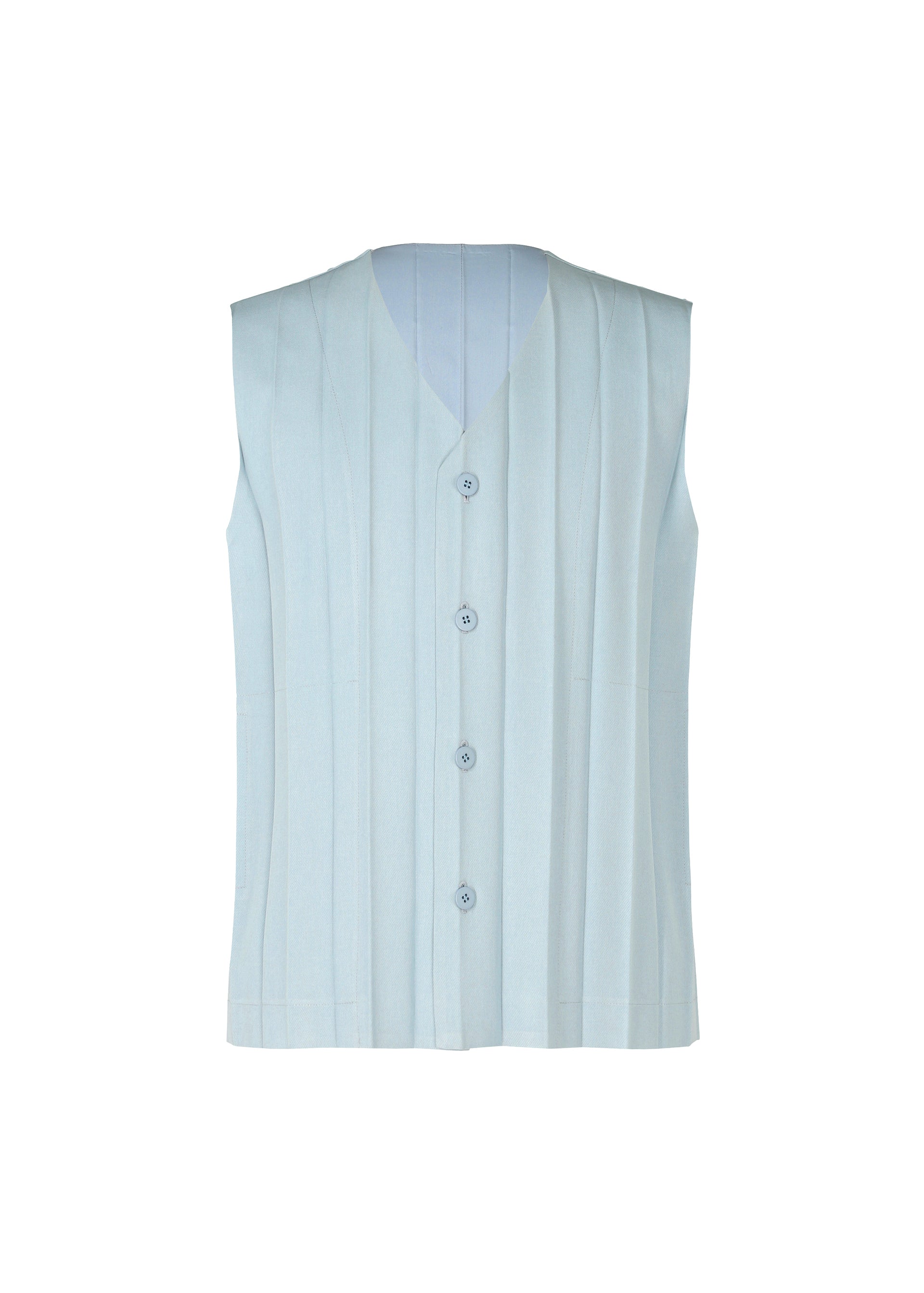 A product shot of the HOMME PLISSÉ ISSEY MIYAKE EDGE ENSEMBLE vest in .