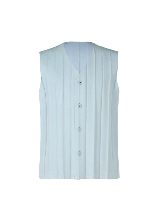 A product shot of the HOMME PLISSÉ ISSEY MIYAKE EDGE ENSEMBLE vest in .