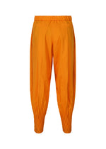 A detail shot of the HOMME PLISSÉ ISSEY MIYAKE CASCADE trousers.