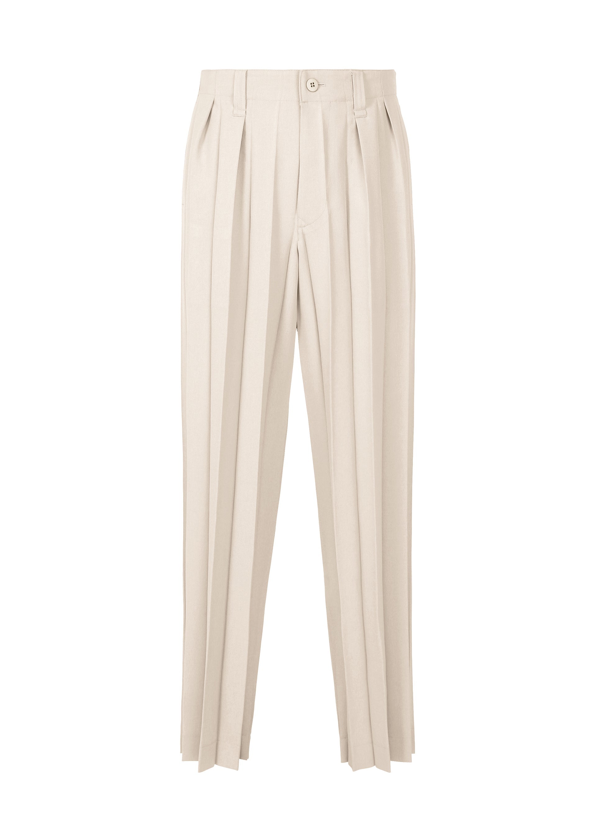 A product shot of the HOMME PLISSÉ ISSEY MIYAKE EDGE ENSEMBLE trousers in .