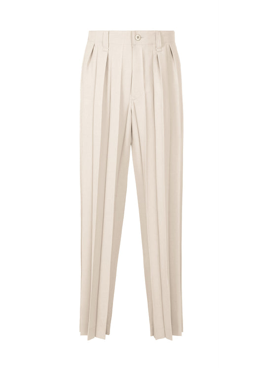 A product shot of the HOMME PLISSÉ ISSEY MIYAKE EDGE ENSEMBLE trousers in .