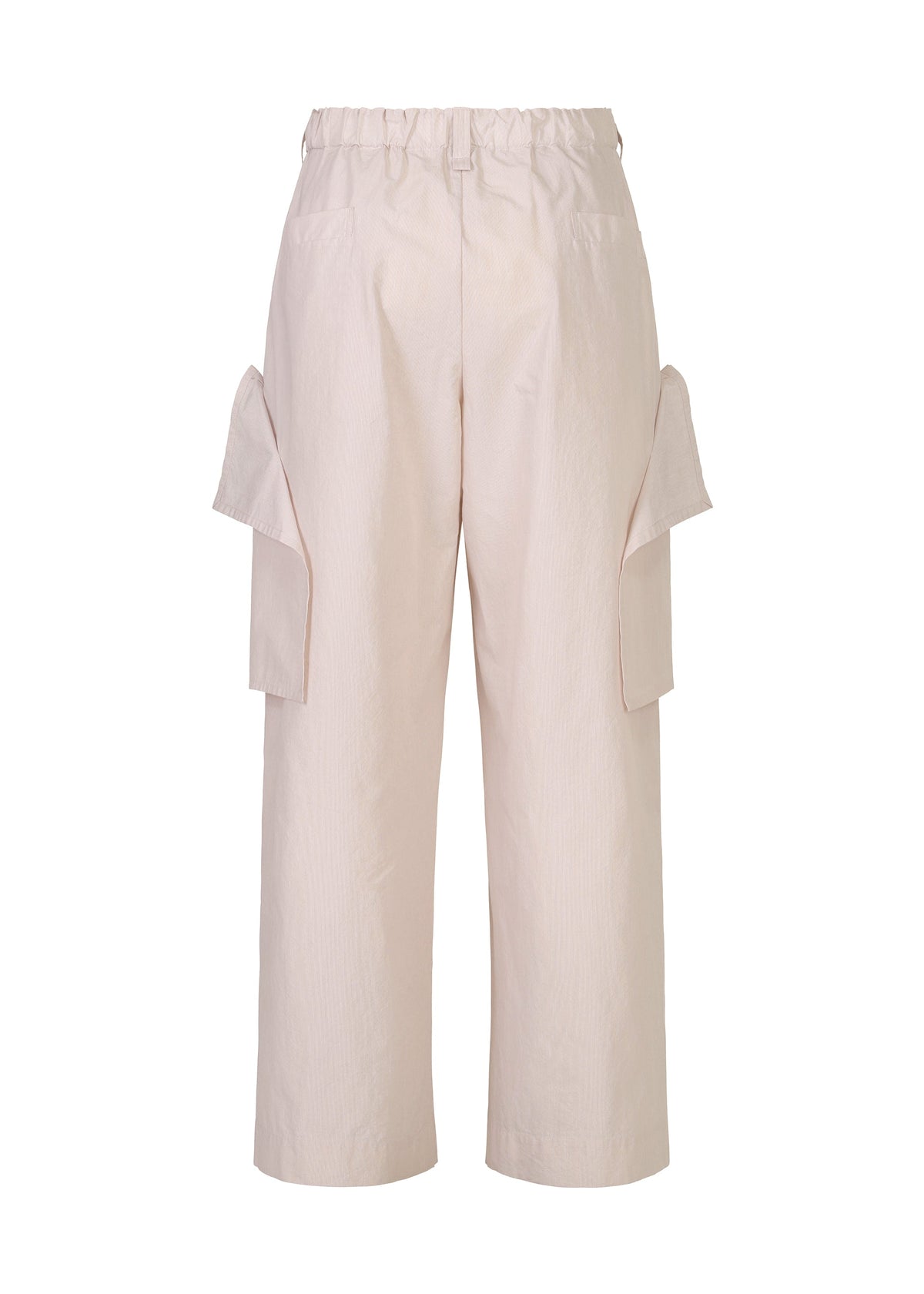 A detail shot of the HOMME PLISSÉ ISSEY MIYAKE FRESHEN trousers.