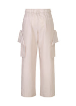 A detail shot of the HOMME PLISSÉ ISSEY MIYAKE FRESHEN trousers.