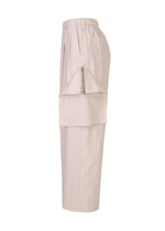 A detail shot of the HOMME PLISSÉ ISSEY MIYAKE FRESHEN trousers.