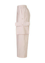 A detail shot of the HOMME PLISSÉ ISSEY MIYAKE FRESHEN trousers.