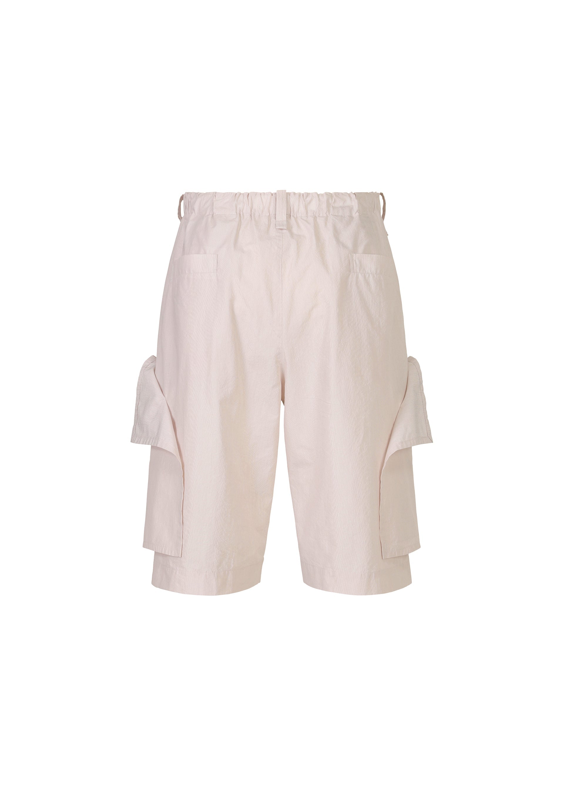 A detail shot of the HOMME PLISSÉ ISSEY MIYAKE FRESHEN trousers.