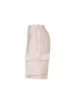 A detail shot of the HOMME PLISSÉ ISSEY MIYAKE FRESHEN trousers.