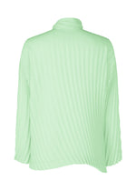 A detail shot of the HOMME PLISSÉ ISSEY MIYAKE WINDSWEPT SHIRT shirt.