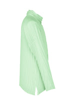 A detail shot of the HOMME PLISSÉ ISSEY MIYAKE WINDSWEPT SHIRT shirt.