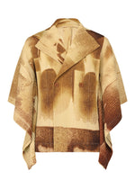 A product shot of the HOMME PLISSÉ ISSEY MIYAKE WIND WALK jacket in brown (44).
