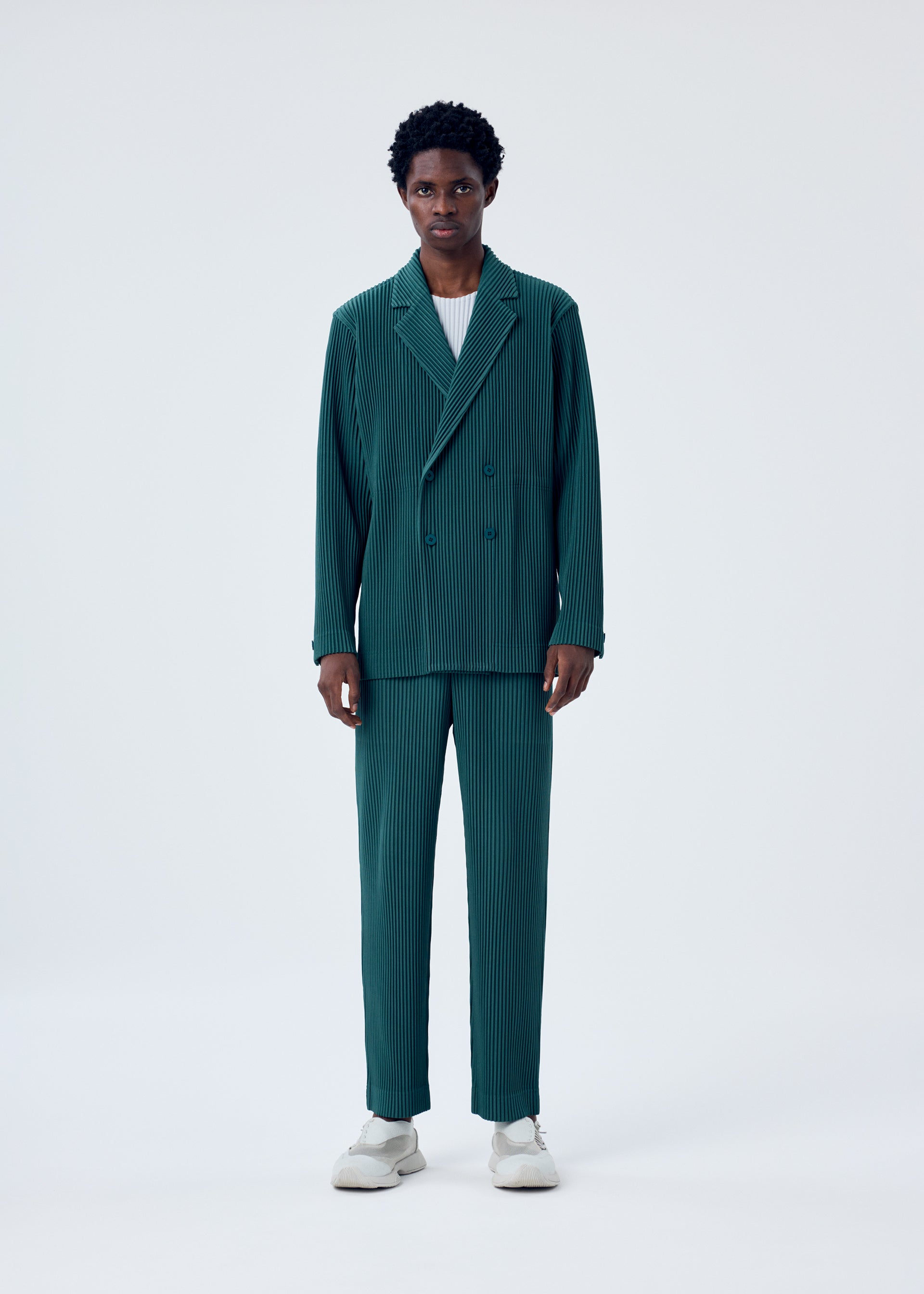 TAILORED PLEATS 1 Jacket Evergreen