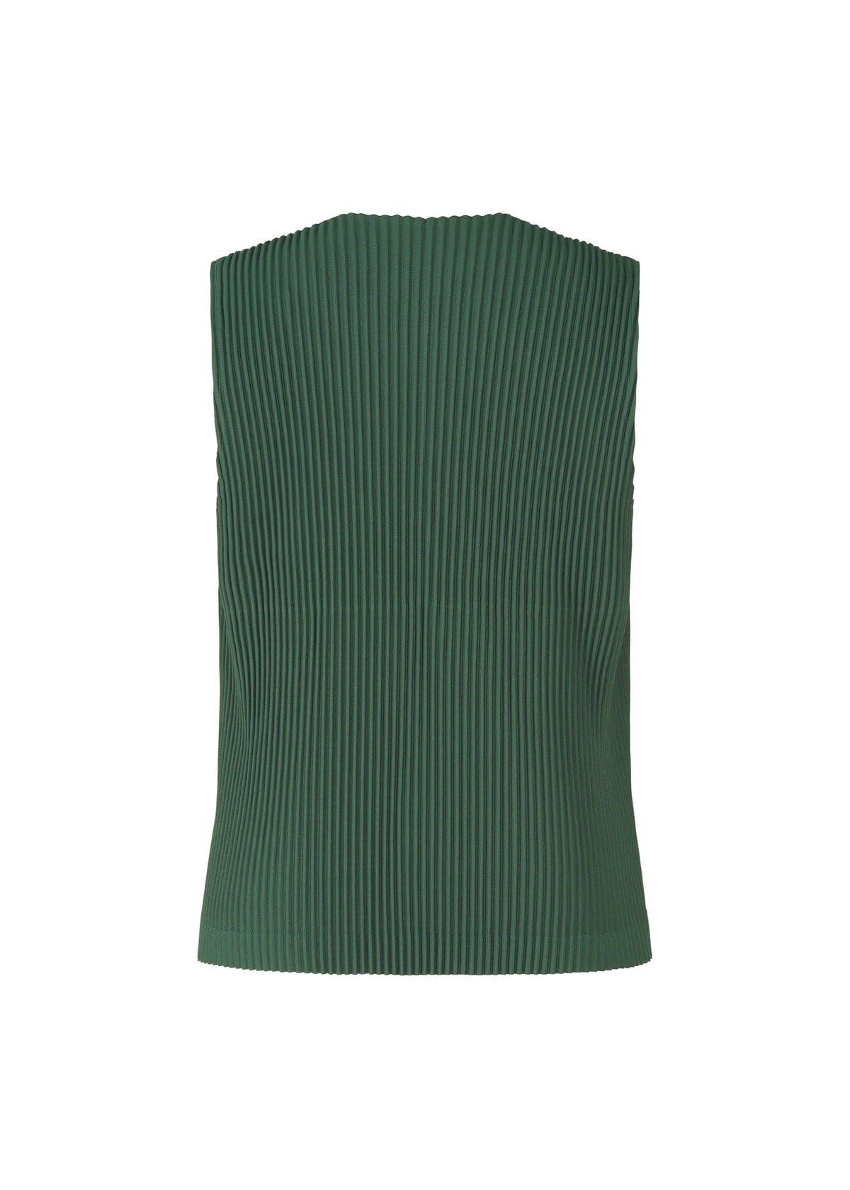 A detail shot of the HOMME PLISSÉ ISSEY MIYAKE TAILORED PLEATS 1 vest.