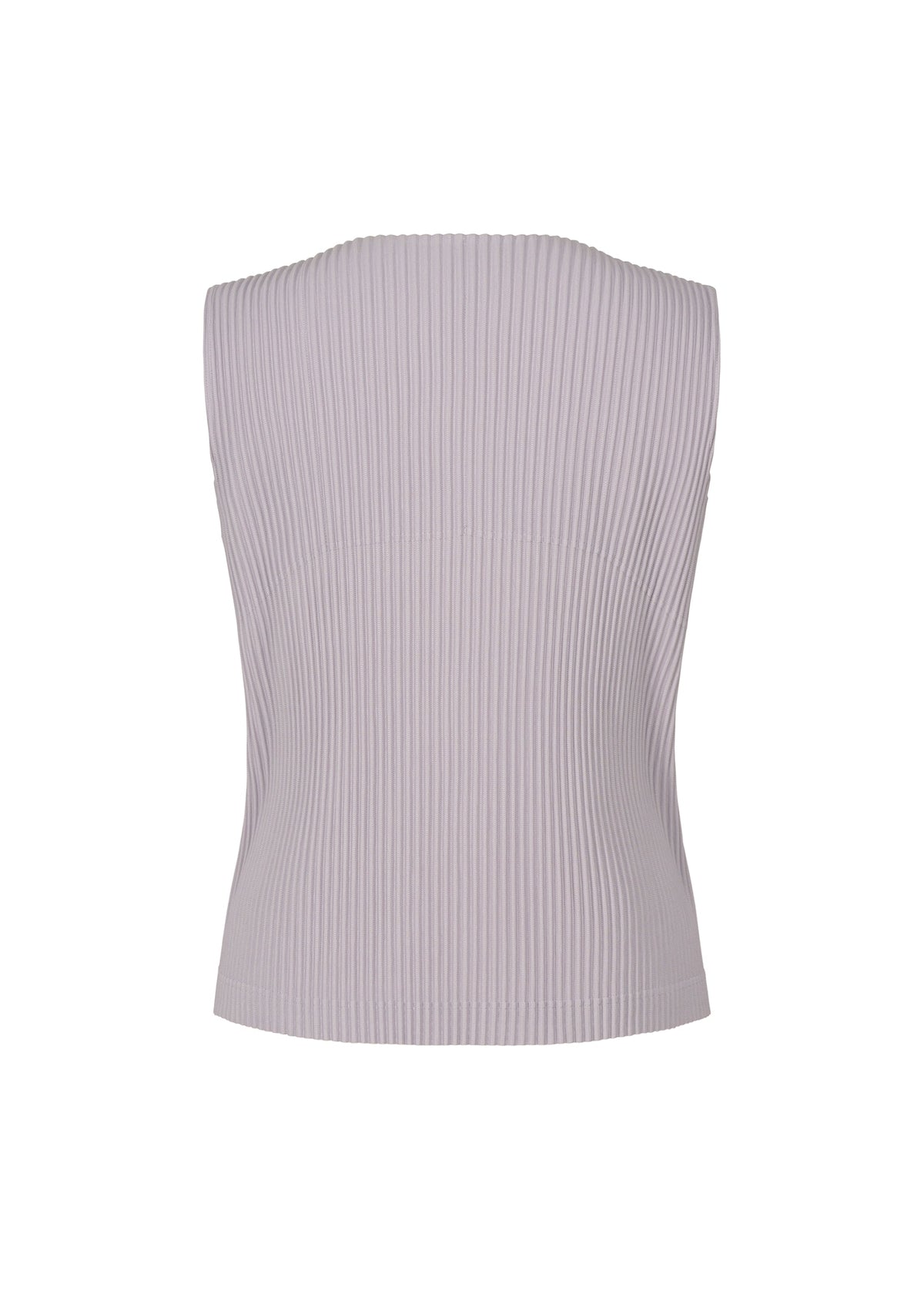 A detail shot of the HOMME PLISSÉ ISSEY MIYAKE TAILORED PLEATS 2 vest.