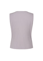 A detail shot of the HOMME PLISSÉ ISSEY MIYAKE TAILORED PLEATS 2 vest.