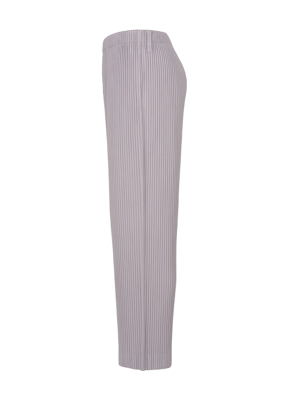 A detail shot of the HOMME PLISSÉ ISSEY MIYAKE TAILORED PLEATS 2 trousers.