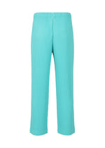 A detail shot of the HOMME PLISSÉ ISSEY MIYAKE COLOR PLEATS trousers.