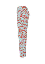 A detail shot of the HOMME PLISSÉ ISSEY MIYAKE WIND SPEED trousers.