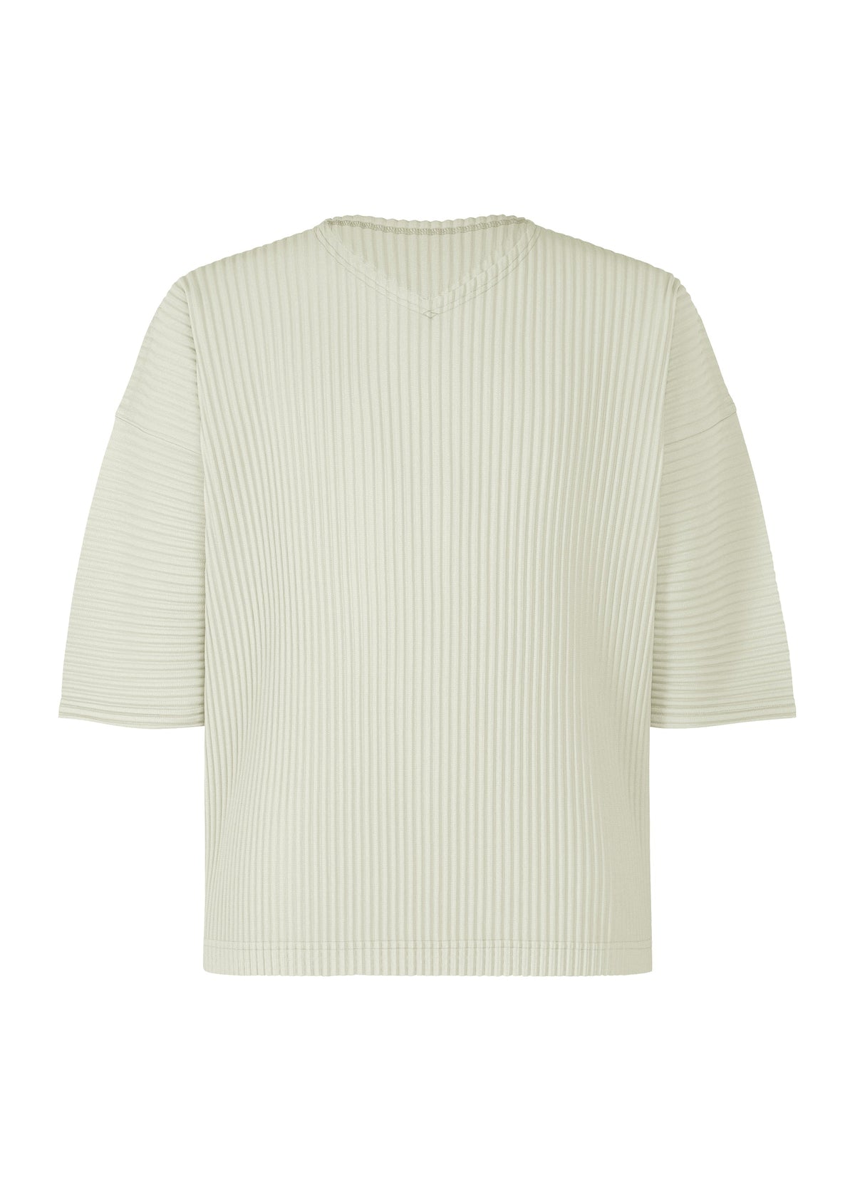 A product shot of the HOMME PLISSÉ ISSEY MIYAKE MC MARCH top in frosty grey (17).