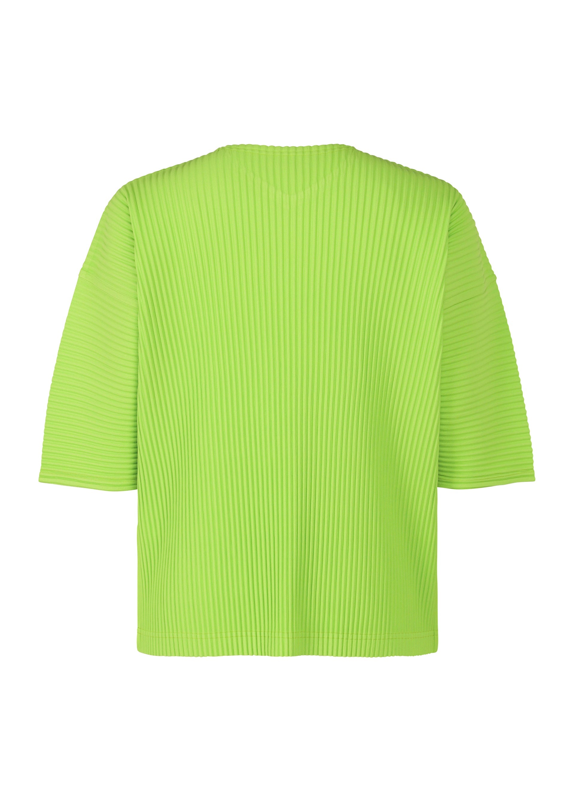 A detail shot of the HOMME PLISSÉ ISSEY MIYAKE MC MARCH top.