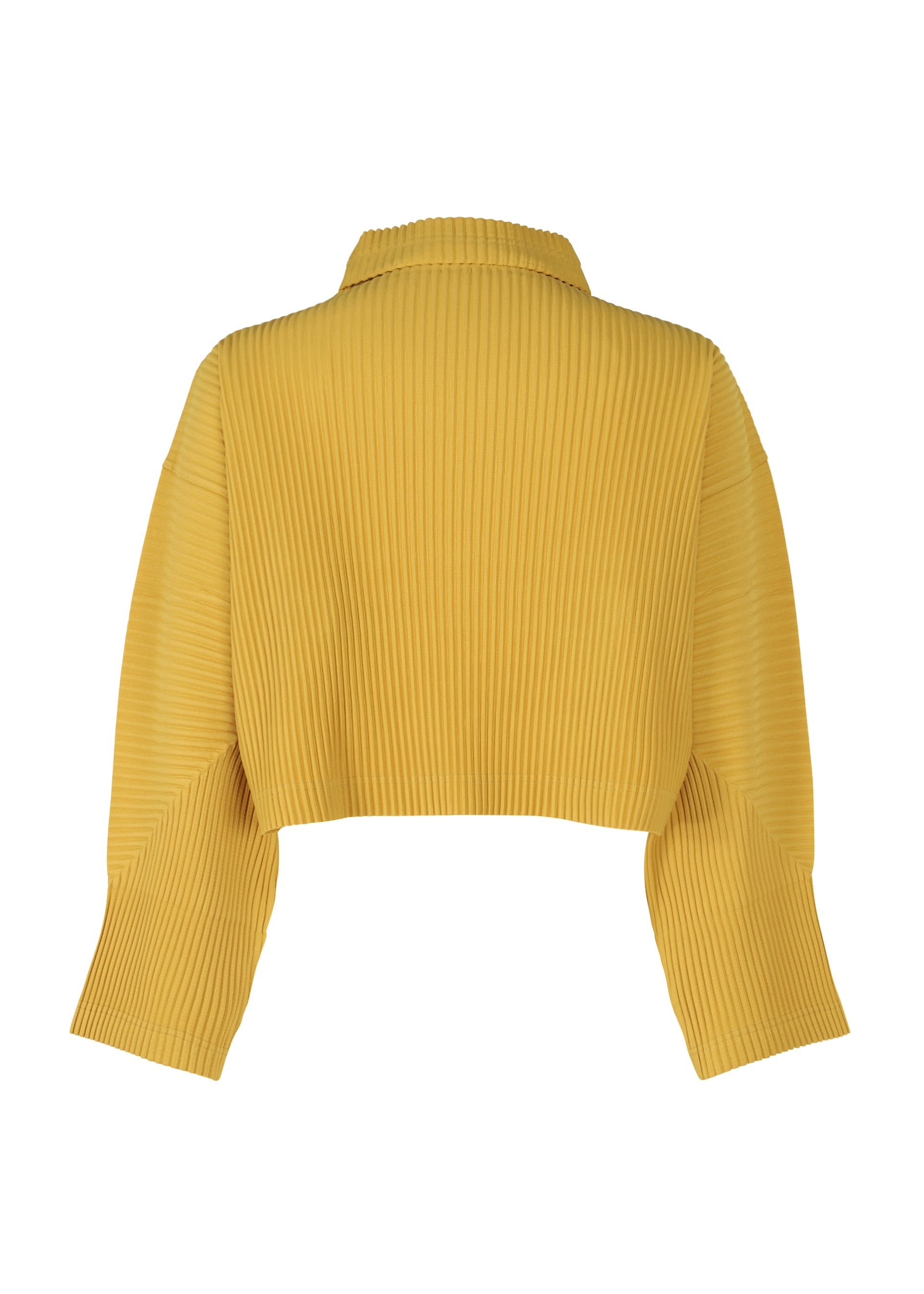 A detail shot of the HOMME PLISSÉ ISSEY MIYAKE MC JUNE top.