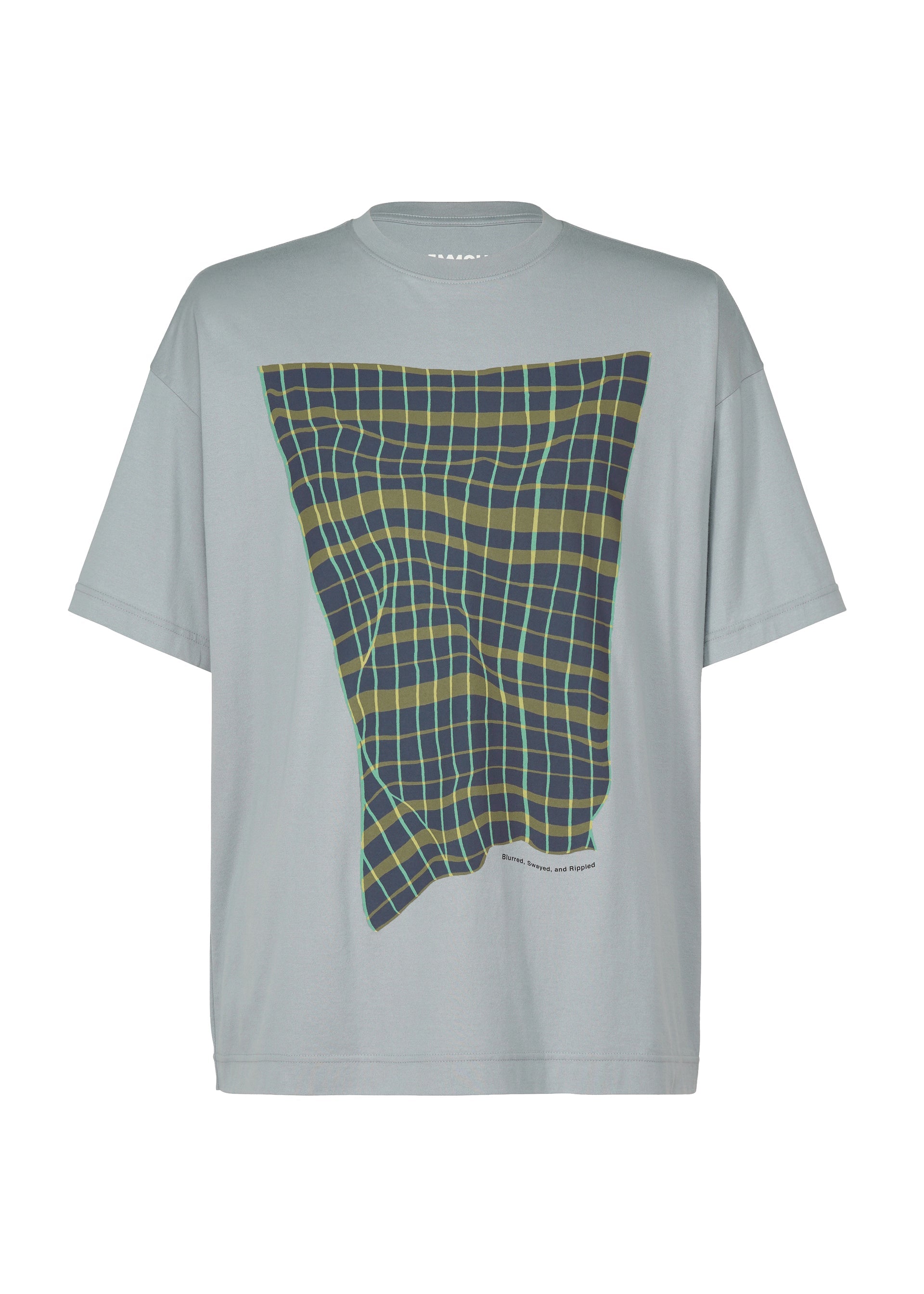 WINDSWEPT PLAID T-SHIRT Top Yellow