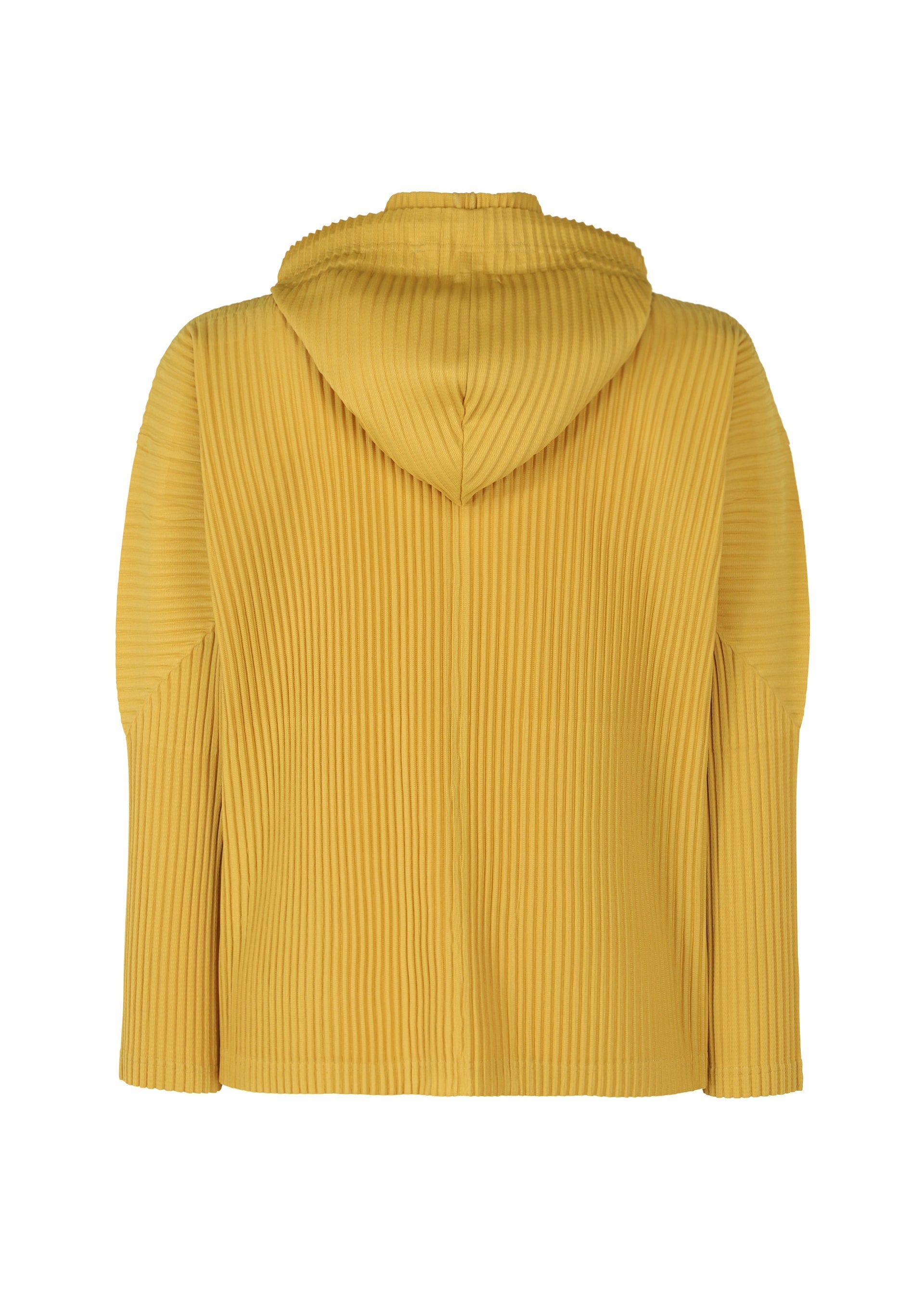 A detail shot of the HOMME PLISSÉ ISSEY MIYAKE MC JUNE shirt.