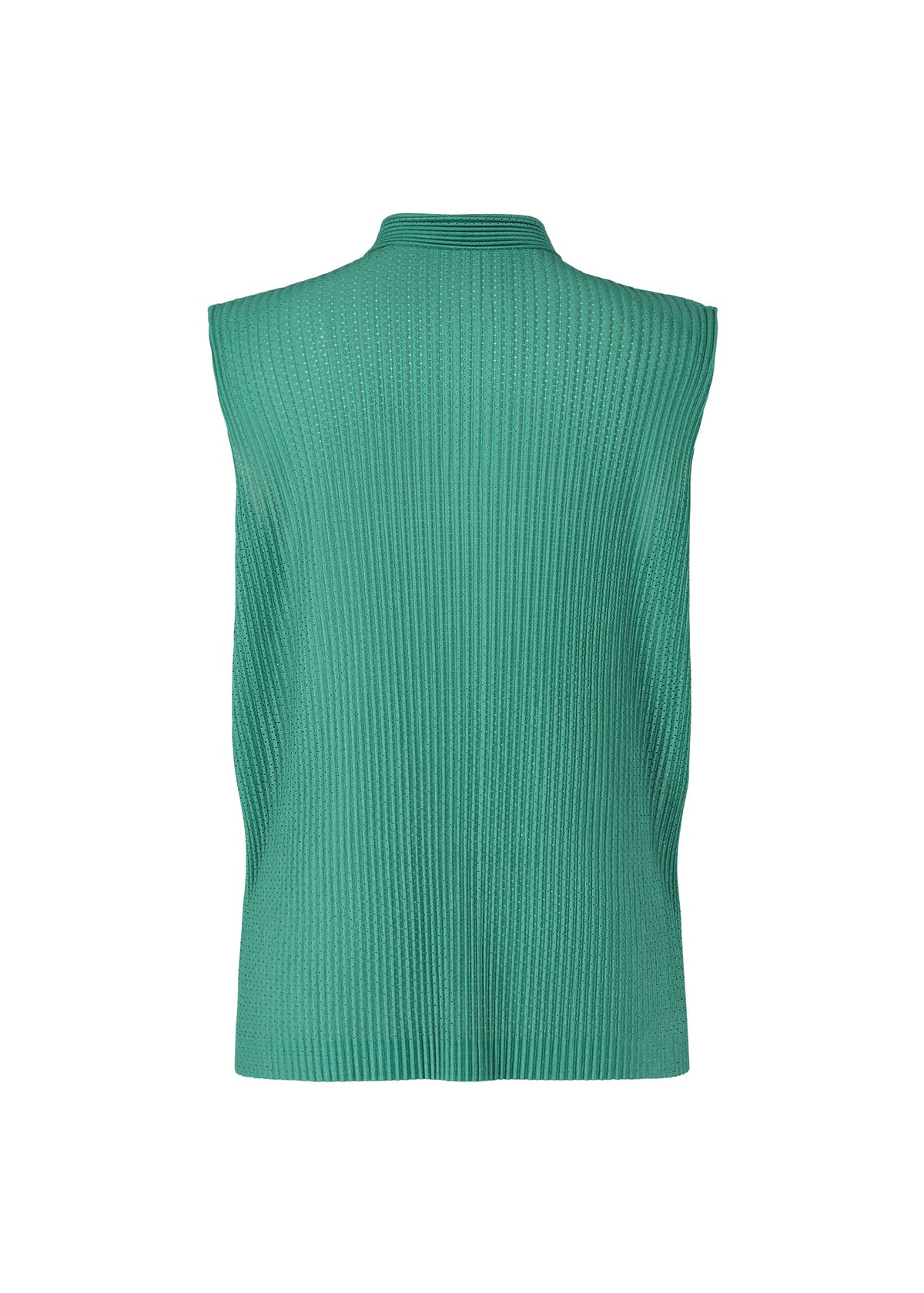 A detail shot of the HOMME PLISSÉ ISSEY MIYAKE LIGHT MESH shirt.