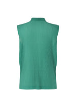 A detail shot of the HOMME PLISSÉ ISSEY MIYAKE LIGHT MESH shirt.