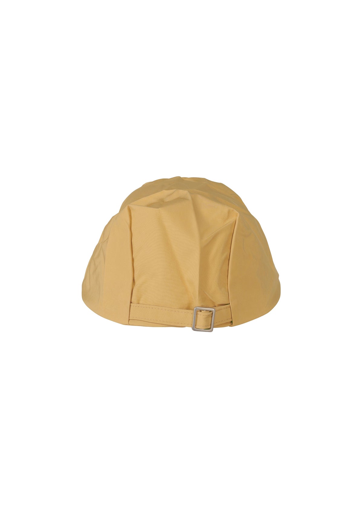 A detail shot of the HOMME PLISSÉ ISSEY MIYAKE STONE CAP hat.