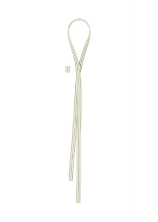 A detail shot of the HOMME PLISSÉ ISSEY MIYAKE PLEATS TIE tie.