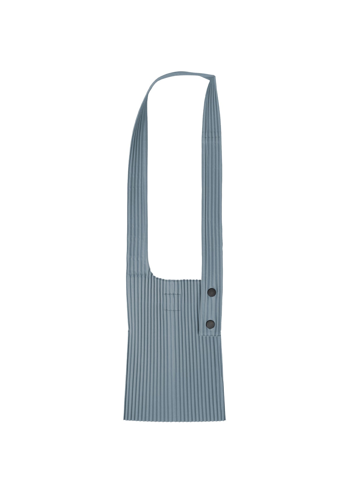 A detail shot of the HOMME PLISSÉ ISSEY MIYAKE POCKET bag.