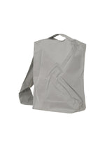 A detail shot of the HOMME PLISSÉ ISSEY MIYAKE STONE BAG bag.