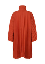 A detail shot of the HOMME PLISSÉ ISSEY MIYAKE EDGE COAT coat.